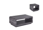 Best Quality Furniture Ct46-47 Coffee Table Set, Walnut