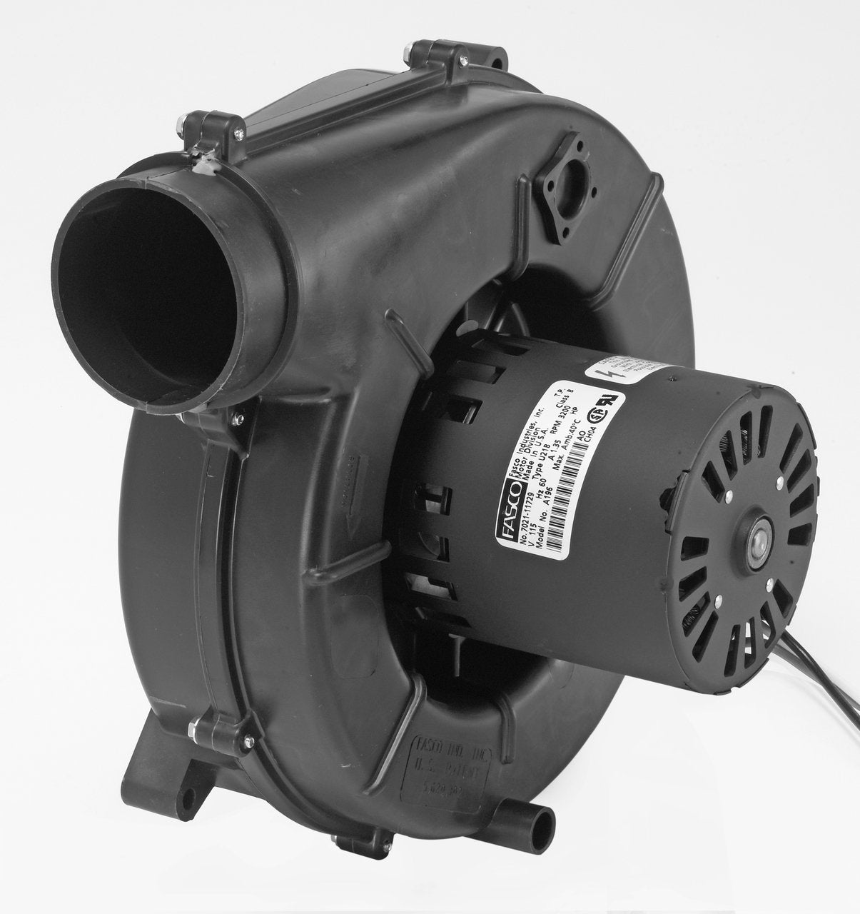 Fasco A196 3.3' Frame Shaded Pole Oem Replacement Specific Purpose Blower With Sleeve Bearing, 1/25Hp, 3200Rpm, 115V, 60Hz, 1.3