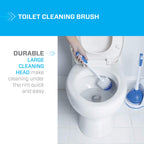 Mr. Clean Turbo Plunger And Bowl Brush Caddy Set, Toilet Brush Plunger Combo 5-1/2 In.