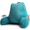 Clara Clark Reading Pillow For Bed Adult - Back Pillow For Sitting In Bed, Standard Plush Bed Pillows For Sitting Up In Bed, Shr