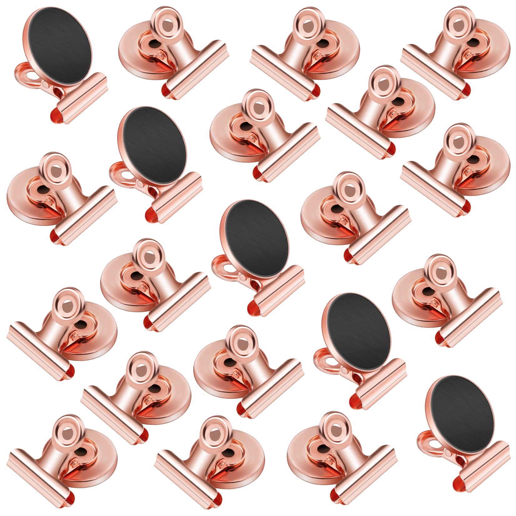 Vndueey 20 Pack Magnetic Clips Fridge Magnets With Clips, Refrigerator Magnet Clips, Magnet Clips For Whiteboard On Home& Office
