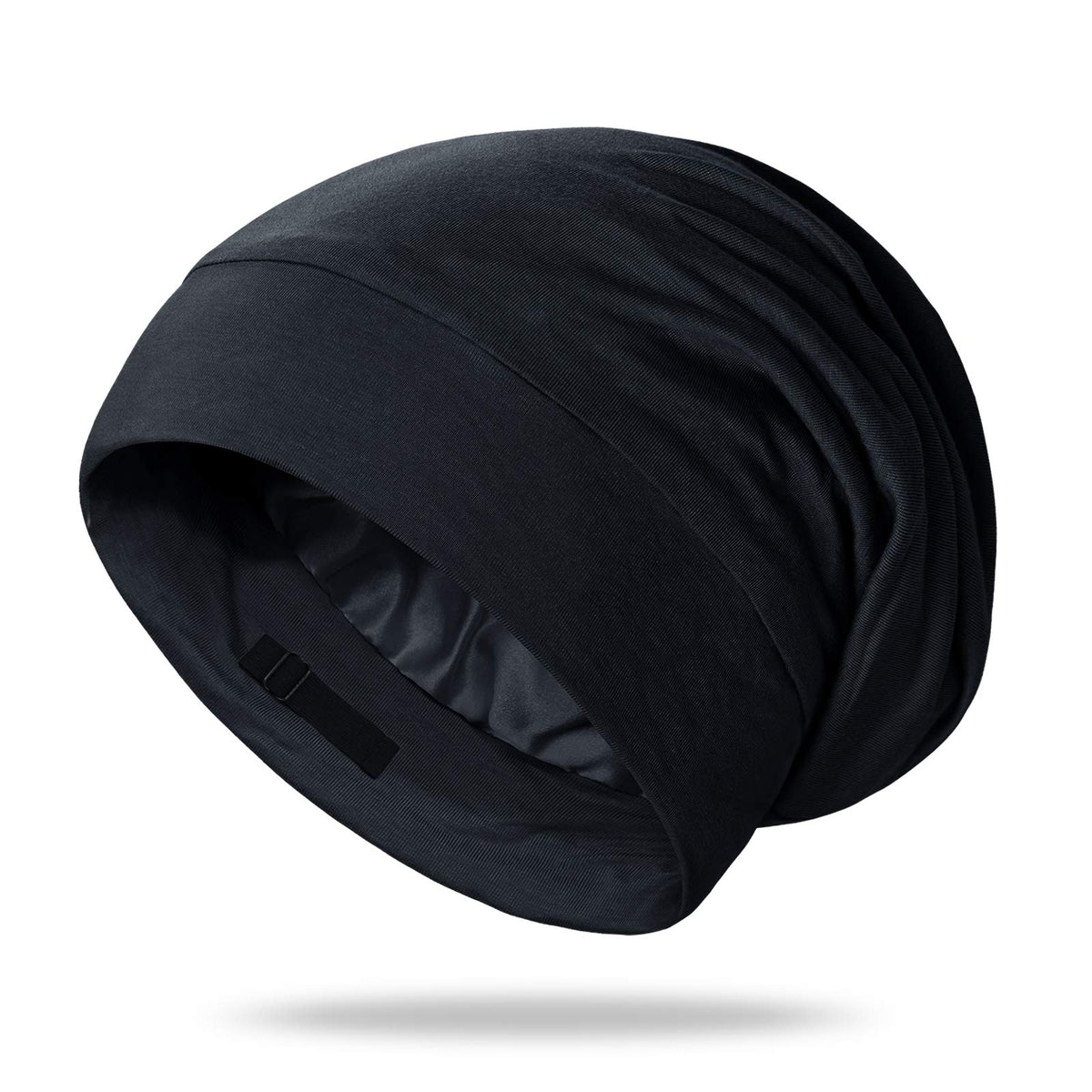 OLESILK Silk Bonnet for Men, 100% Mulberry Mens Bonnet, Dreadlock Cap for Curly Hair, Silk Hair Bonnet for Sleeping, Silk Hair W
