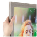 ArtToFrames 20x28 Inch White Picture Frame, This 1.25 Custom Poster Frame is Gray Oak - Barnwood Style, for Your Art or Photos, 