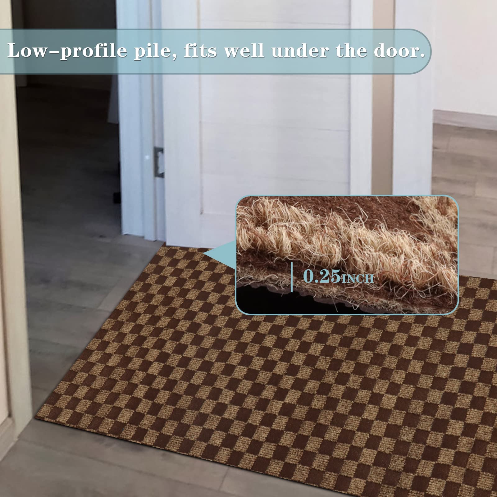 Runner Rug 3Ft X 45Ft, Ayoha 2'-82' Utility Carpet Runner For Entryway Hallway Aisles Balcony Garages, Area Rugs With Non-Slip R