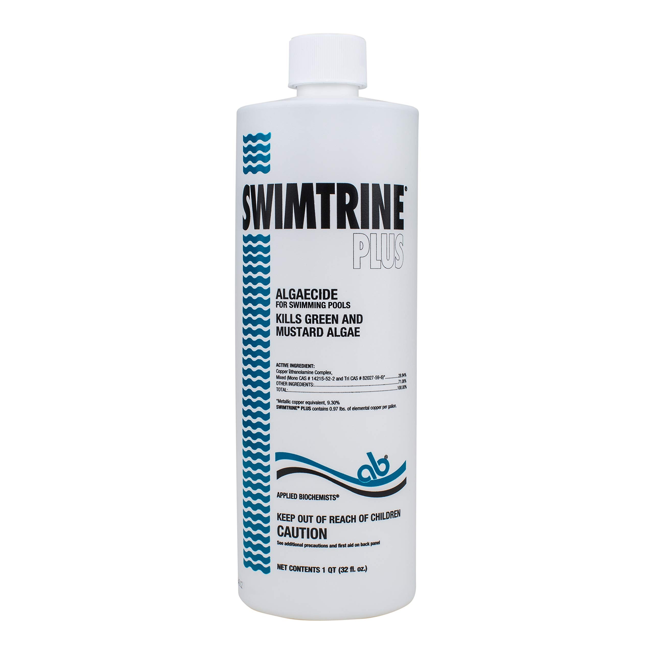 Applied Biochemists 406103A Swimtrine Plus Swimming Pool Algae & Deposit Control, 32 Fl Oz