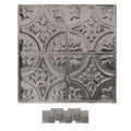 American Tin Ceilings [5-Pack Kit] Nail-Up Metal Tiles in Pattern #2 Nail-Up and Color Unfinished. 24 x 24 [20 sq ft] Genuine Ti