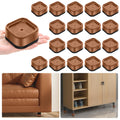 Shouwuhho 18 Pack Furniture Risers Adjustable Bed Risers Heavy Duty Lifts Height 1'', Square Stackable Bed Risers 1, 2 Or 3 Inch