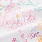 Exq Home Satin Pillowcase For Hair And Skin - Multicolor Printed Flower Silk Pillowcase 2 Pack 20X26 Inches - Standard Size Sati