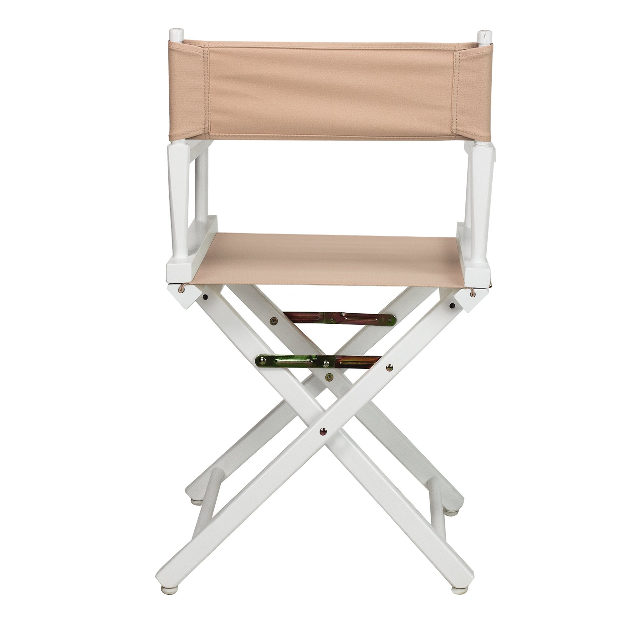 Casual Home 18" Director'S Chair White Frame With Tan Canvas
