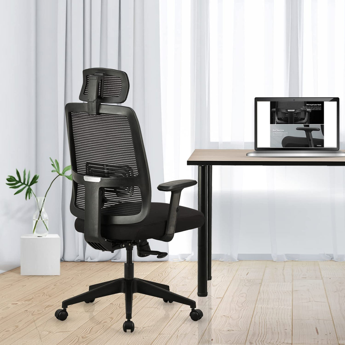 Featherlite Versa Home & Office Ergonomic Chair With, Adjustable Lumbar ...