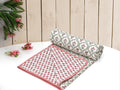 BENAVJI 100% Cotton Reversible Dohar Single Bed AC Blanket, Light Weight Soft Blanket 86x56