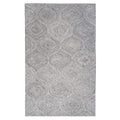 Rizzy Home Alora Decor London 5' X 8' Trellis Gray/Gray/Rust/Blue Hand-Tufted Area Rug