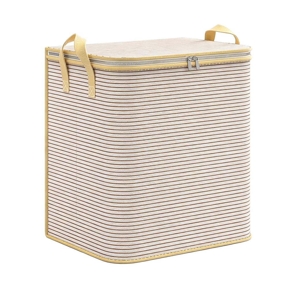 Large Collapsible Storage Bag with Handles, Freestanding Closet Organizer