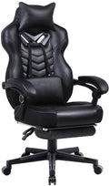 Gaming Chair for Adults,Computer Chair with High Back,Big and Tall Gaming Chairs with Footrest and Massage,Reclining Gamer Ergon