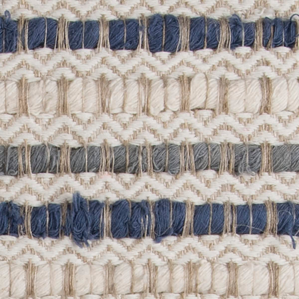 Rizzy Home | T11561 | 20"x20" Blue/White/Gray Decorative Pillow | Down Fill
