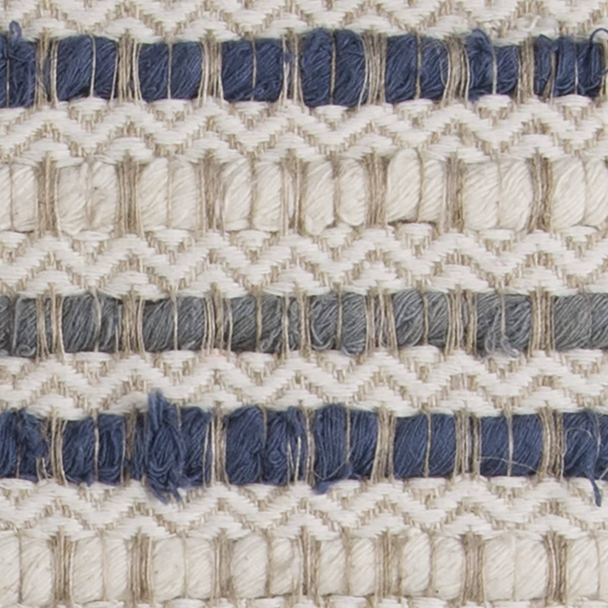 Rizzy Home | T11561 | 20"x20" Blue/White/Gray Decorative Pillow | Down Fill