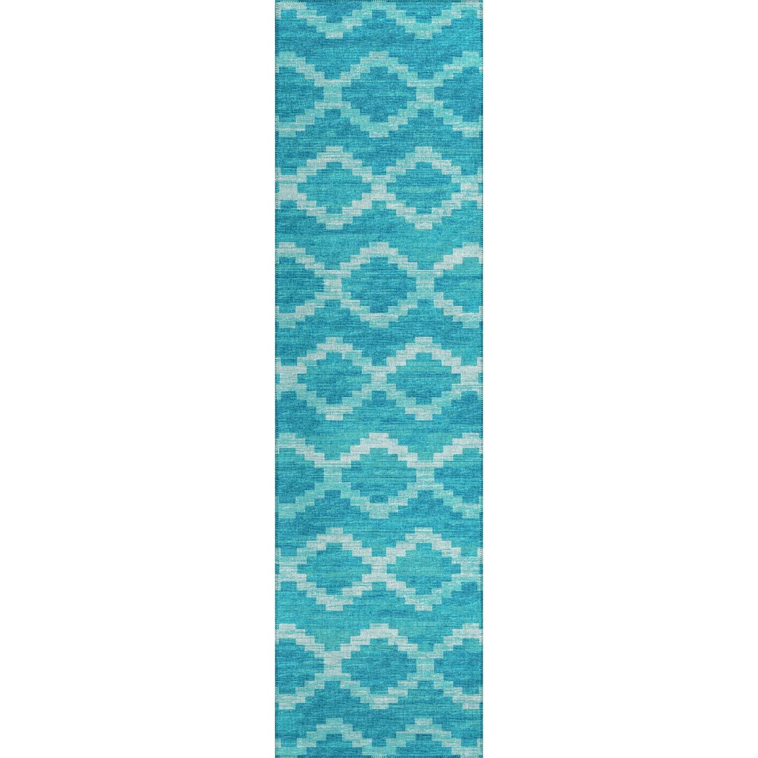 Sedona Sn9 Blue Bohemian Rug Runner 2' 3" X 12'