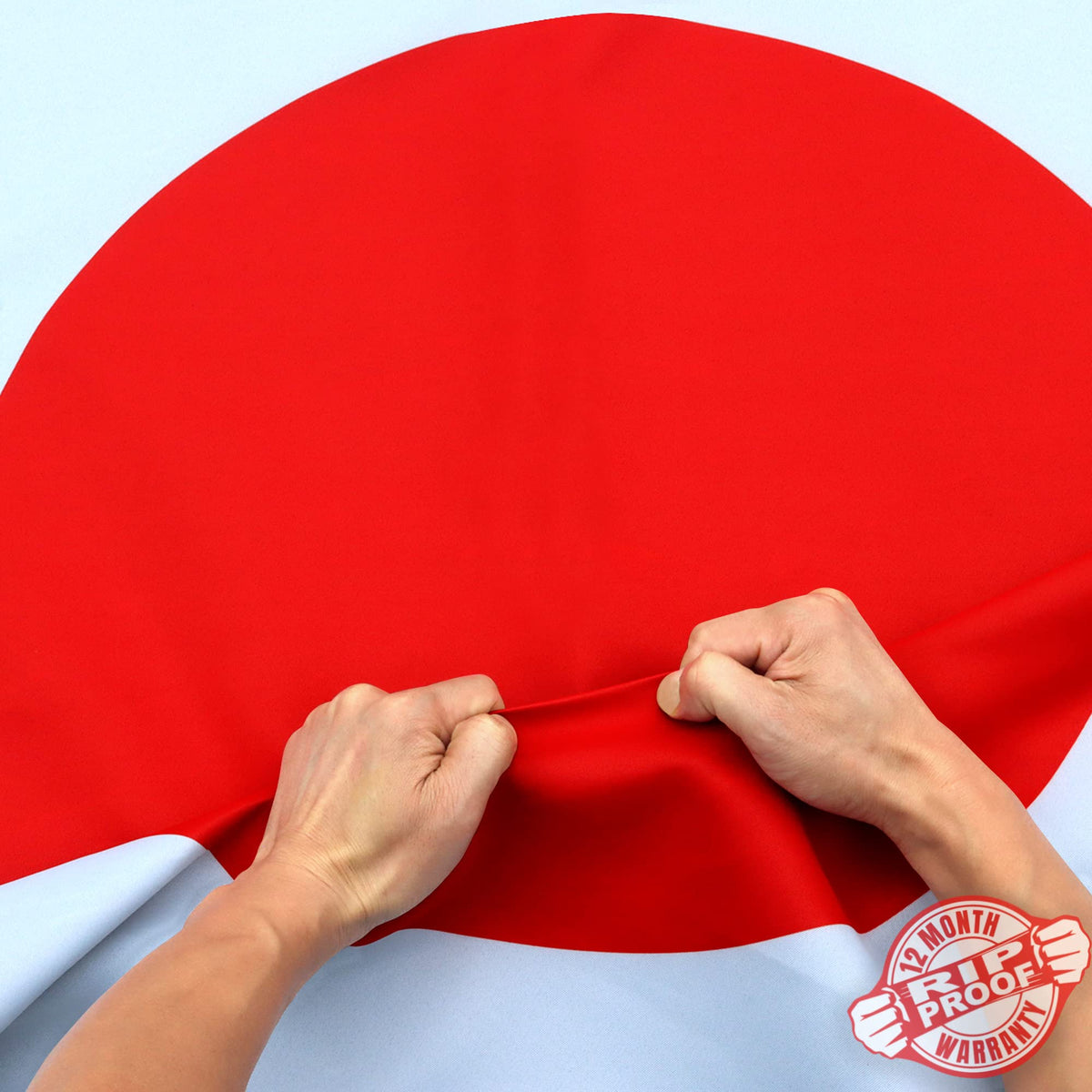Anley Rip-Proof Double Sided 3-Ply Japan Flag 3X5 Ft - Canvas Header And Wrinkle Resistant - The Longest Lasting Japanese Nation