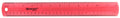 Westcott Jeweltone Plastic Ruler, 12-Inch, Pink (16022)