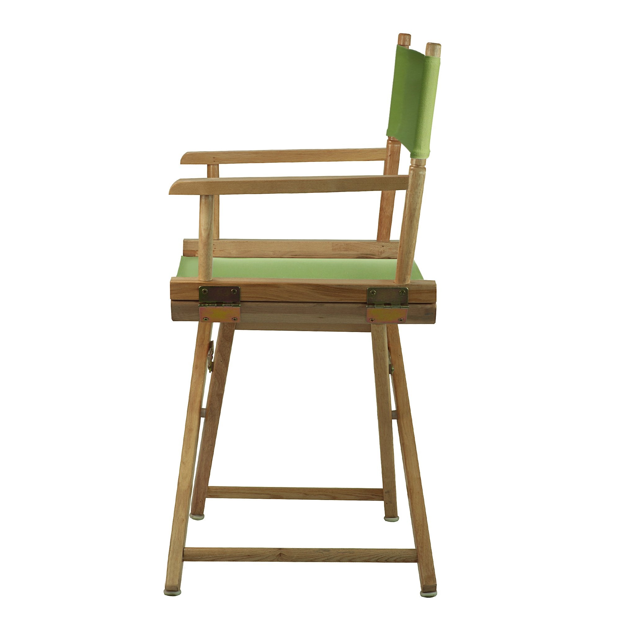 Casual Home 200-00/021-72 Director Chair 18" - Classic Height Natural Frame/Lime Green Canvas