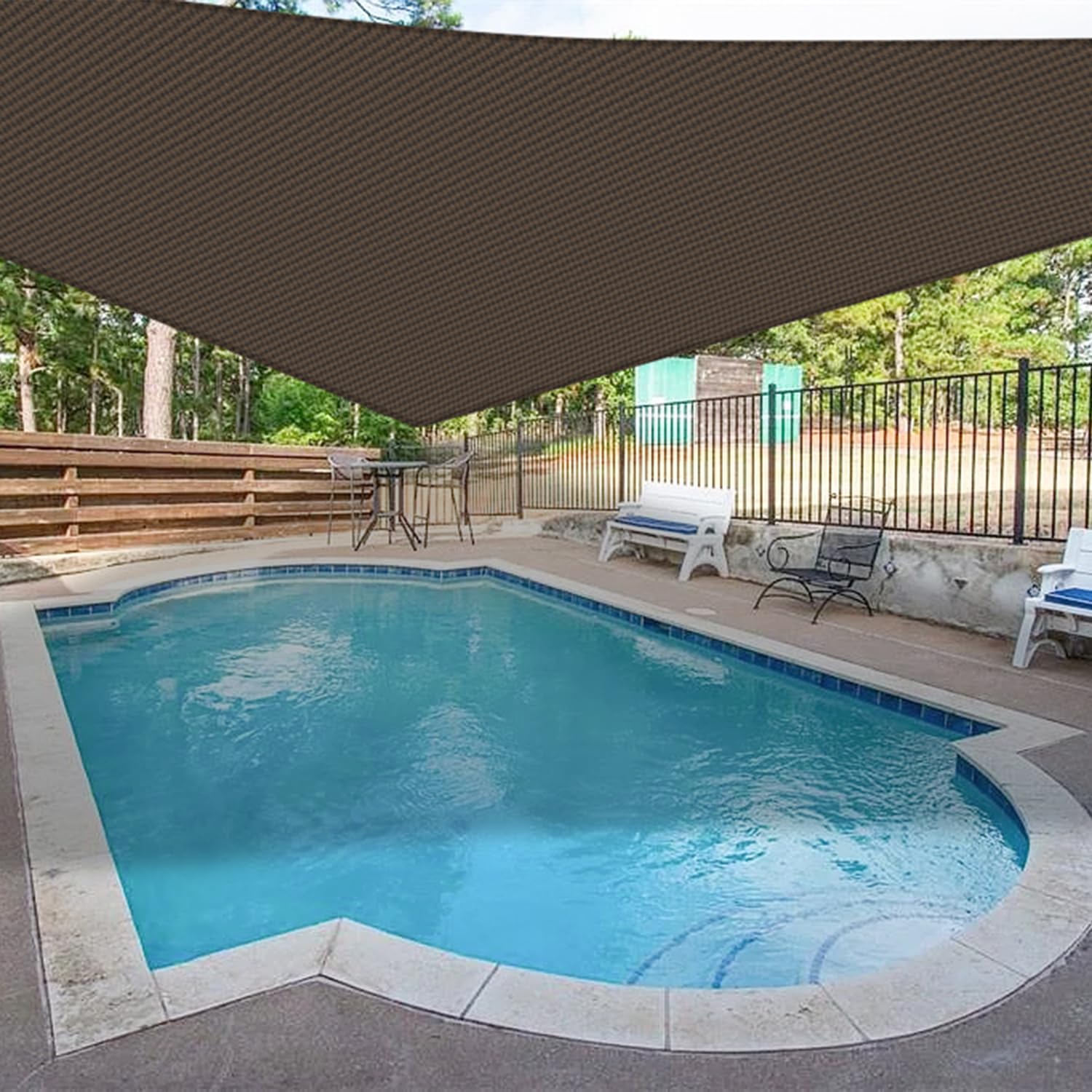 Windscreen4Less 4' X 4' X 5.7' Sun Shade Sail Right Triangle Outdoor Canopy Cover Uv Block For Backyard Porch Pergola Deck Garde