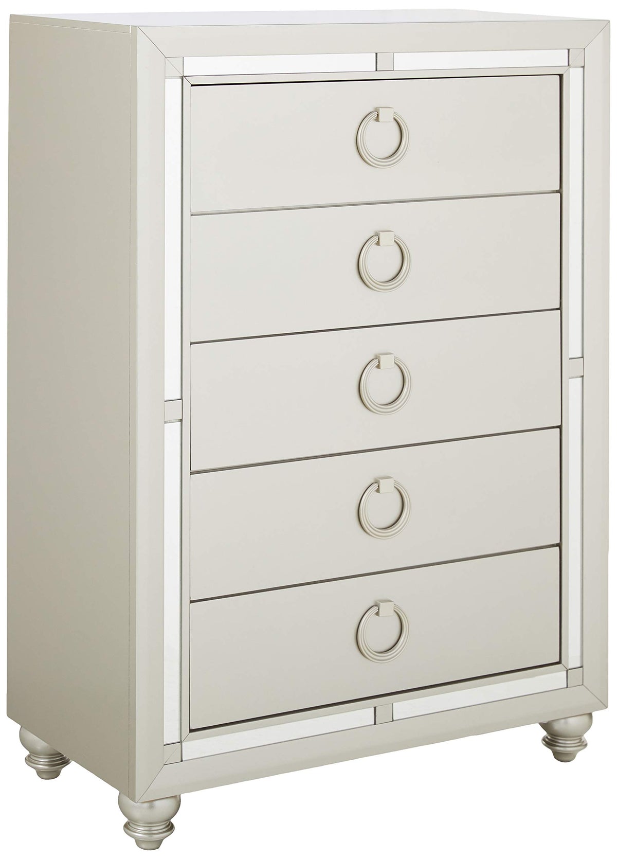 Global Furniture Usa (1621 Chest Riley, Silver