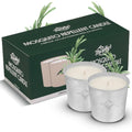 Murphys Naturals Mosquito Repellent Candle Refills for Outdoor Patio, DEET-Free, Plant-Based Essential Oils, Soy & Beeswax Blen