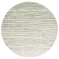 Safavieh Adirondack Collection Area Rug - 6 Round, Sage & Ivory, Modern Ombre Design, Non-Shedding & Easy Care, Ideal for High 