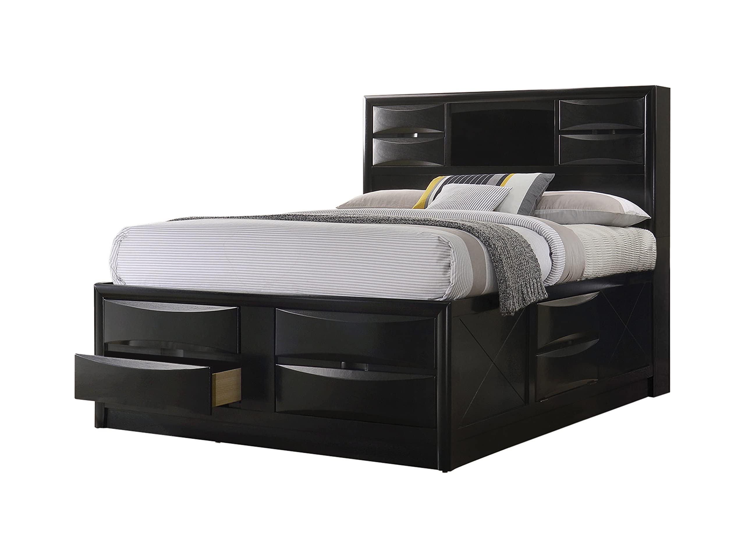 Coaster Home Furnishings Briana Eastern King Platform Storage Bed Black