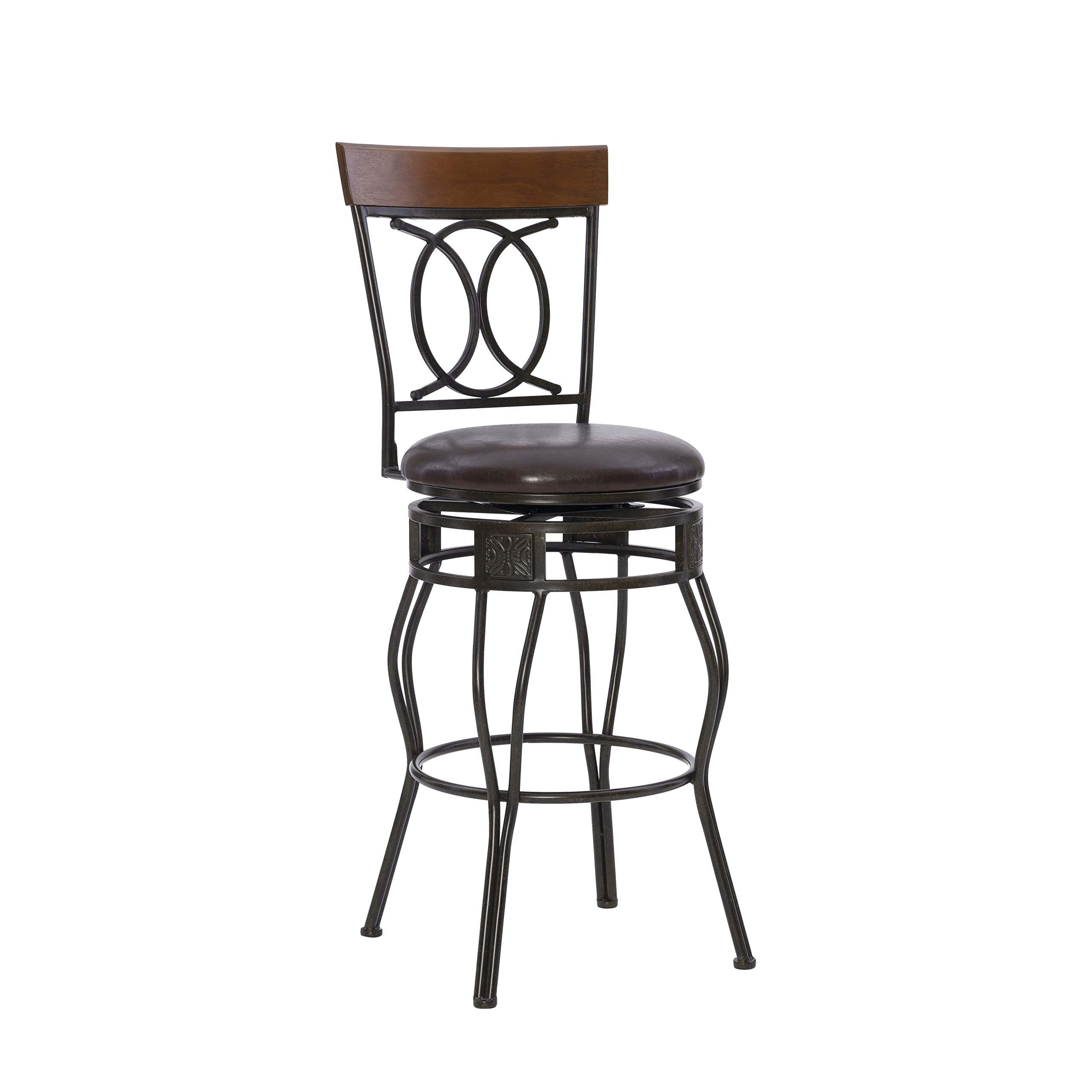 O & X Back Bar Stool