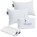 Lincove Recreation Sleeping Pillow, Filled With Premium Down, 600 Fill Power - Includes A Pillow Protector, 400 Thread Count Pil