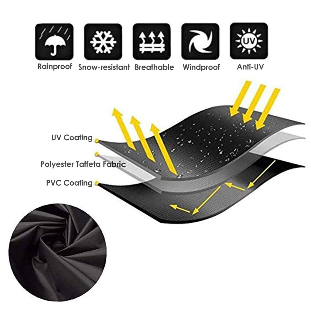 Stormaster 73 Inch Patio Hanging Chaise Lounge And Stand Cover With Zipper Waterproof Outdoor Curved Steel Hammock Lounger Swing