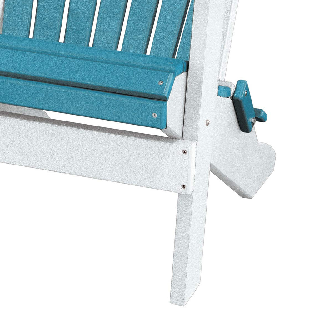 American Furniture Classics 519ARW Adirondack Chair, Aruba Blue and White