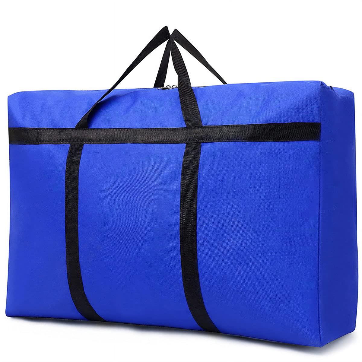 IWEIK Multipurpose Extra Large Heavy Duty Storage Bags Duffle Bags for Space Saving Moving Storage (120L, Blue)