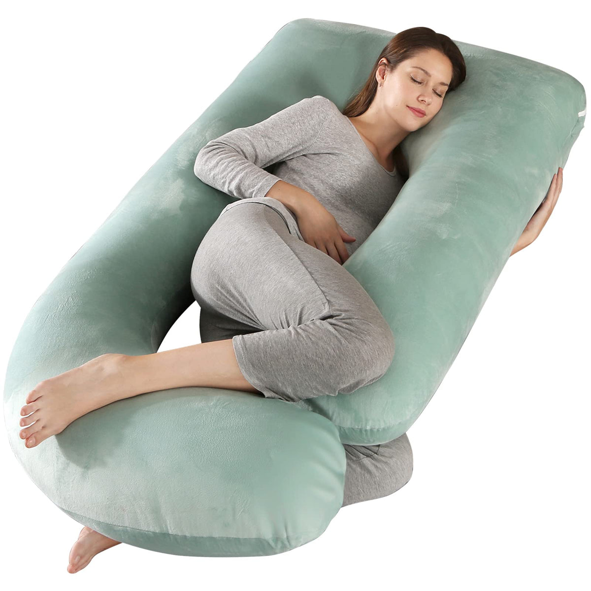 Battop Pregnancy Pillows For Sleeping,Full Body Maternity Pillow,Support For Back,Hips,Legs,Belly For Pregnant Women,Pregnancy P