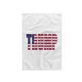 3dRose USA American Patriotic Typography-Donald Trump-White Towel, 15 x 22