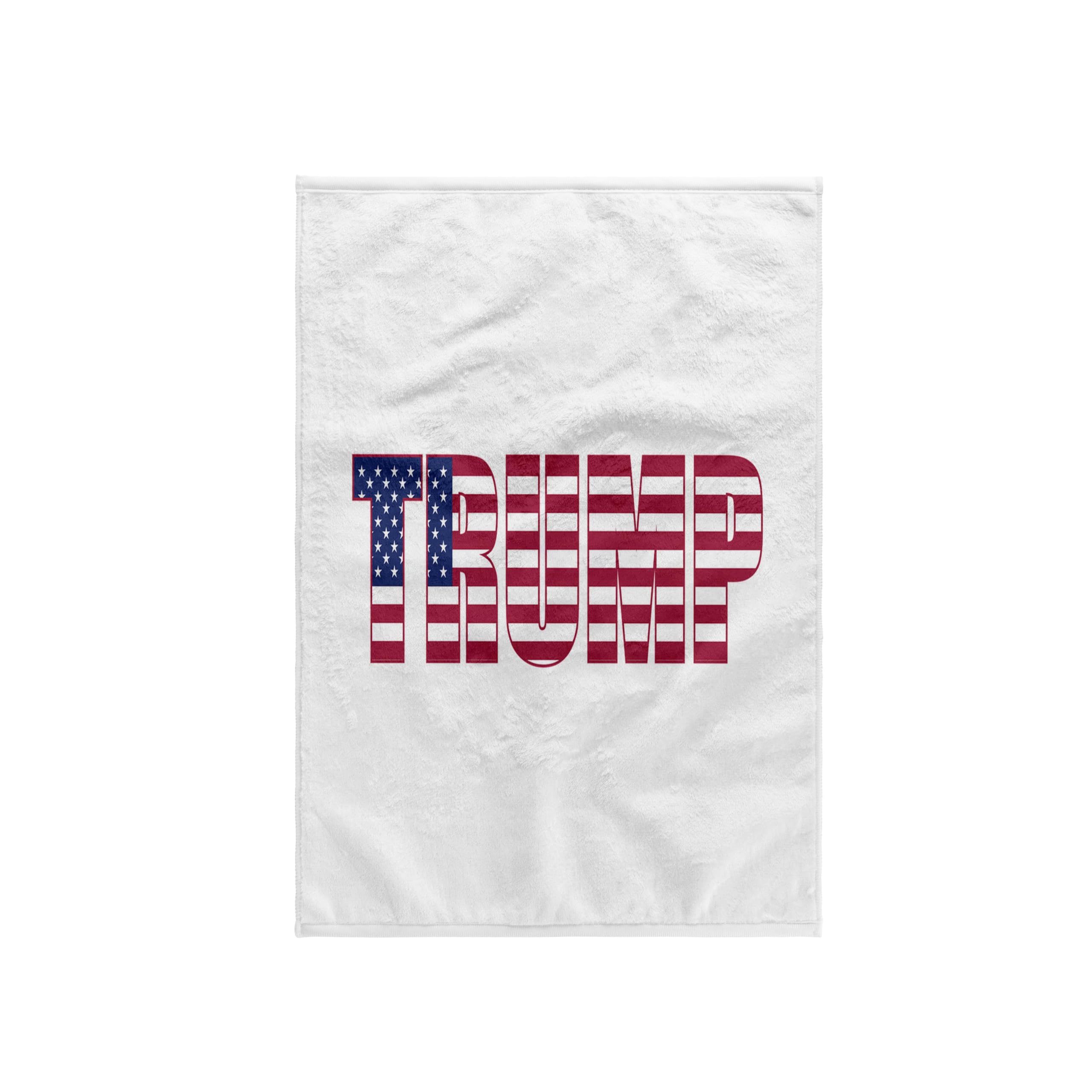 3dRose USA American Patriotic Typography-Donald Trump-White Towel, 15 x 22