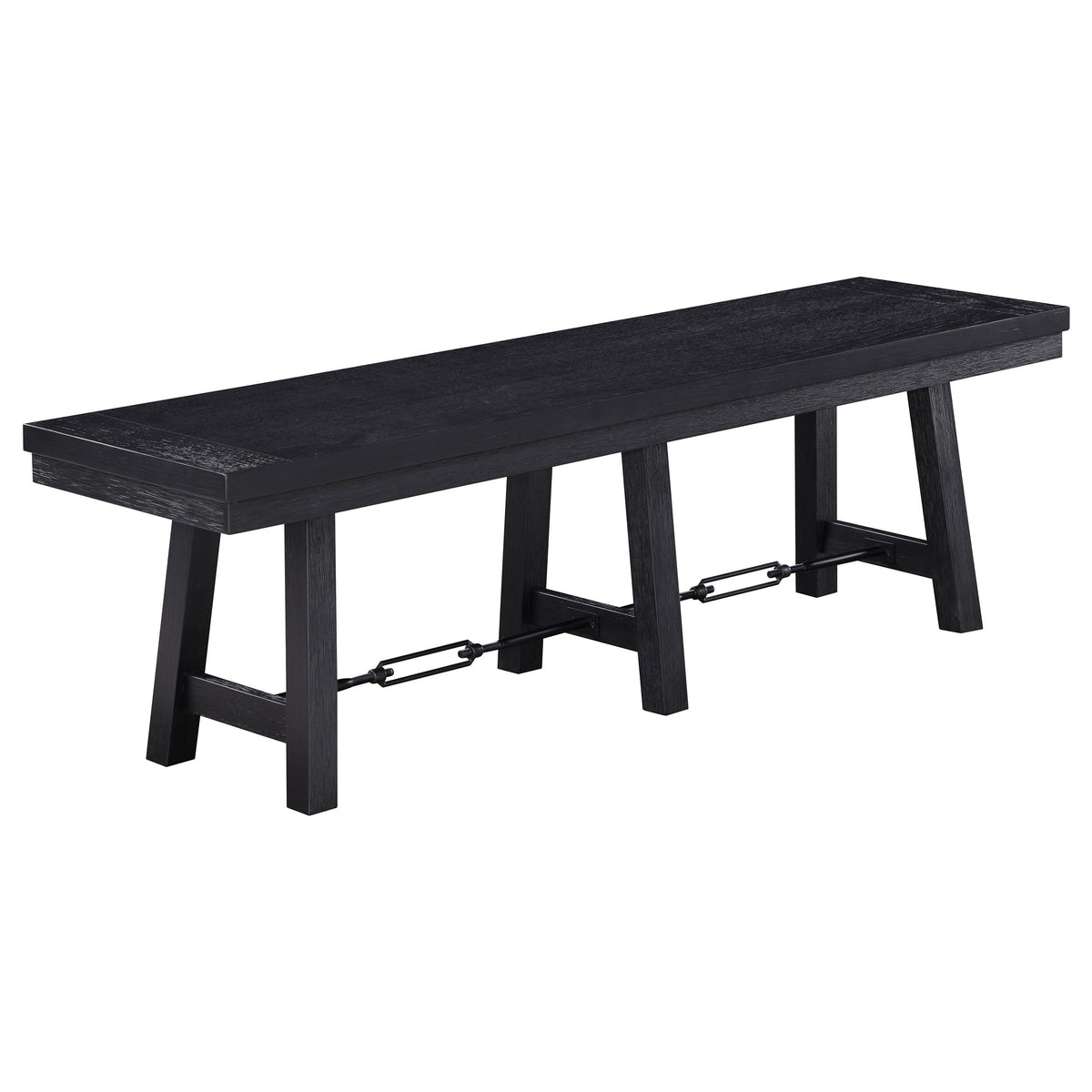 Coaster Home Furnishings Newport Trestle Dining Bench Black