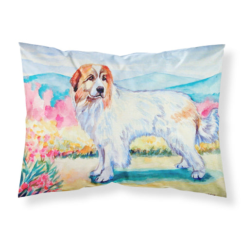 'Caroline'S Treasures 7130Pillowcase Great Pyrenees Moisture Wicking Fabric Standard Pillowcase, Large, Multicolor'