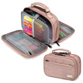 Vaschy Pencil Case, Large Pencil Pouch With Compartments For Middle School,Work,Office Pen Organizer Holder School Supply Pink