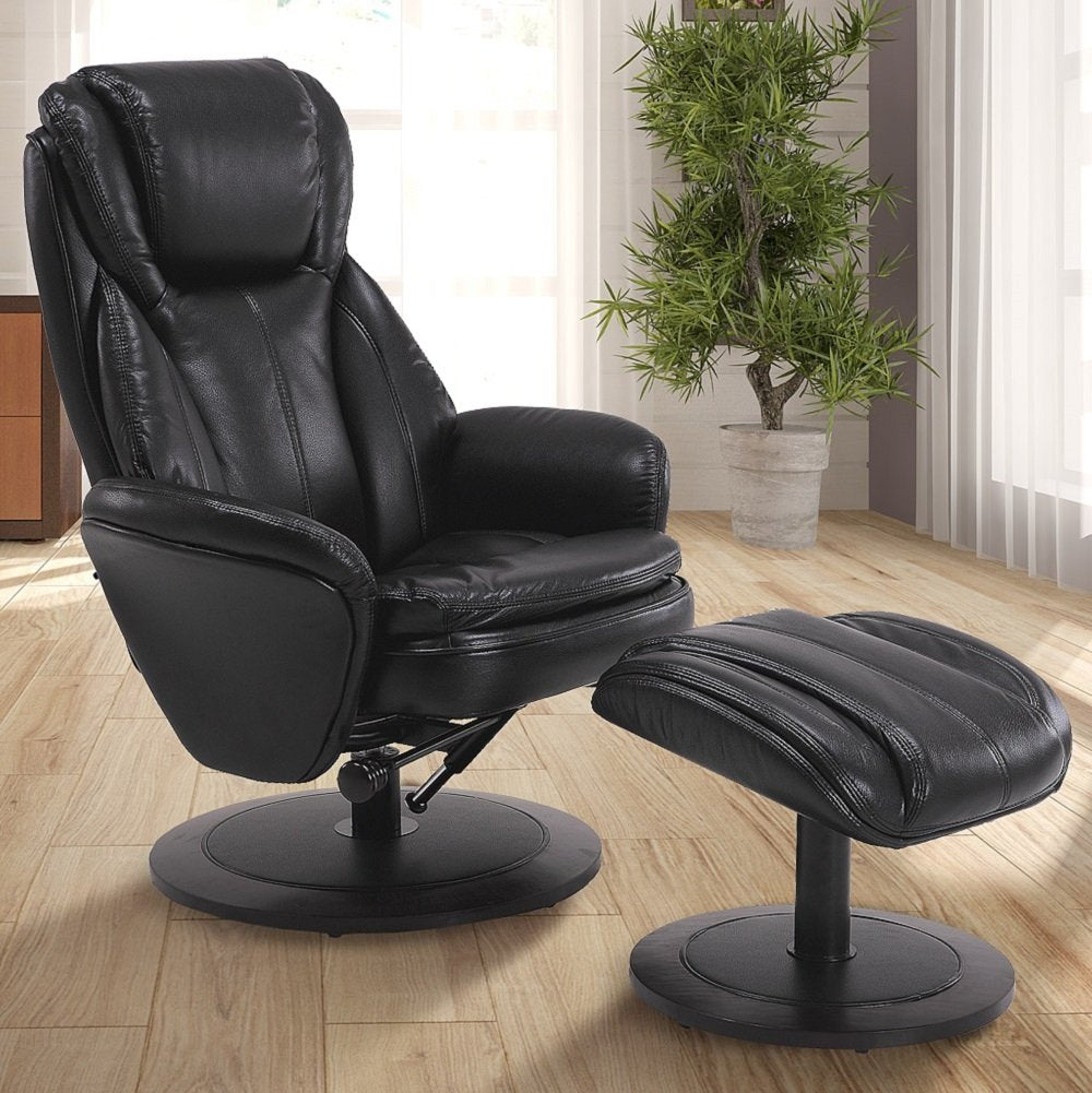Comfort Chair By Mac Motion Norway Recliner Black Air Leather