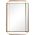 Uttermost Amherst Brushed Gold 23 3/4 x 36 1/2 Wall Mirror