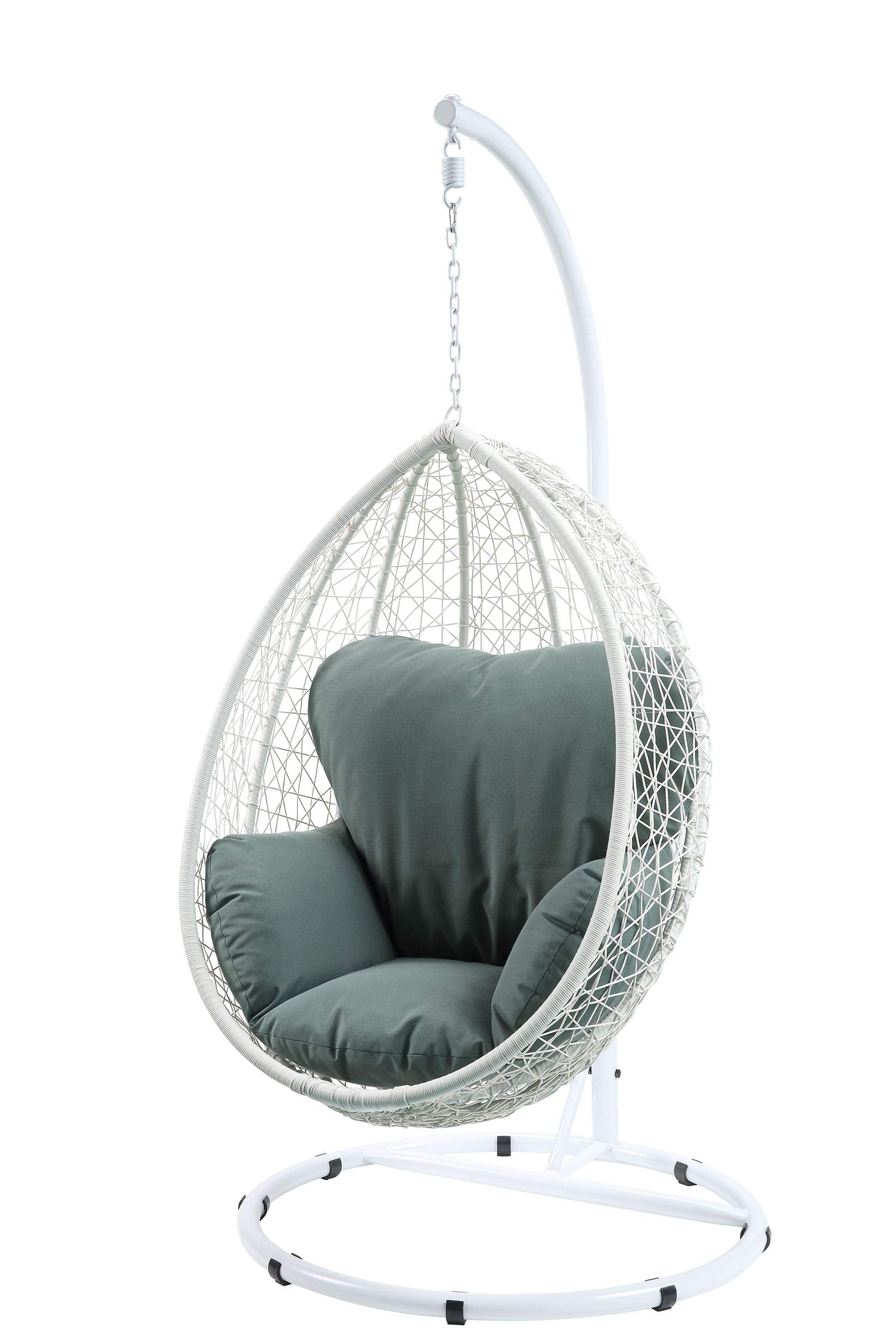 Acme Furniture Simona Hanging Chair, White