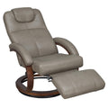 RecPro Charles 28 RV Euro Chair Recliner Modern Design RV Furniture (1, Putty)