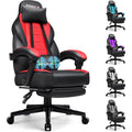 BOSSIN gaming chair with Massage, Ergonomic Heavy Duty Design, gamer chair with Footrest and Lumbar Support, High Back Office ch