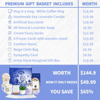 Sympathy Gift Baskets - Condolences Gift Box For Loss Of Loved One, Sorry For Your Loss Gift Basket, Memorial Gifts For Mom, Dad