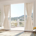 Vatge Sidelight Curtains for Front Door Privacy, 80 inch Long Sidelight Window Treatments for Glass Door, 1 Panel, W25 x L80, Li