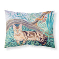 'Caroline'S Treasures 7139Pillowcase Cat-Maine Coon Moisture Wicking Fabric Standard Pillowcase, Large, Multicolor'