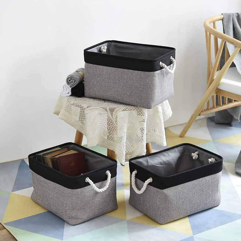 Thewarmhome Storage Basket For Organizing- 16X12X8 Inch 1 Pack Fabric Storage Cubes, Bins For Organization For Shelves Organizer