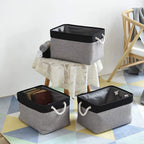 Thewarmhome Storage Basket For Organizing- 16X12X8 Inch 1 Pack Fabric Storage Cubes, Bins For Organization For Shelves Organizer